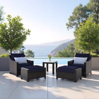 Deco™ 5 Piece Club Chair and Ottoman Set