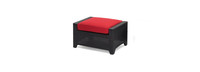Deco™ 5 Piece Sunbrella® Outdoor Club Chair & Ottoman Set - Sunset Red