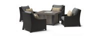 Deco™ 5 Piece Fire Chat Set- Charcoal Gray