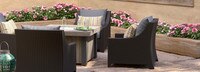 Deco™ 5 Piece Fire Chat Set- Charcoal Gray
