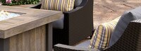 Deco™ 5 Piece Fire Chat Set- Charcoal Gray