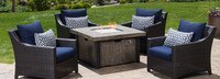 Deco™ 5 Piece Fire Chat Set- Charcoal Gray