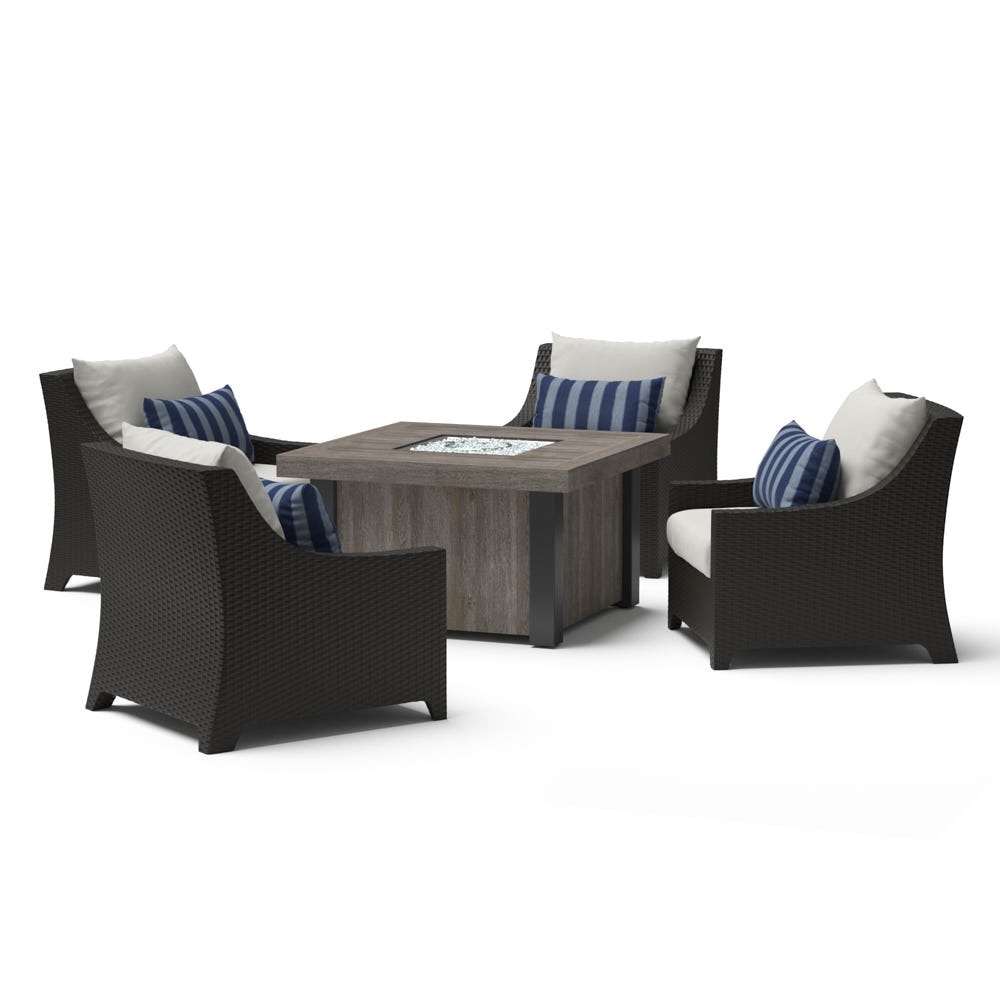 Deco™ 5 Piece Fire Chat Set - Centered Ink