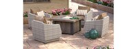 Cannes™ 5 Piece Fire Chat Set - Maxim Beige
