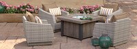 Cannes™ 5 Piece Fire Chat Set - Maxim Beige