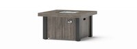 Cannes™ 5 Piece Sunbrella® Outdoor Fire Chat Set - Spa Blue