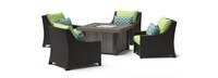 Deco™ 5 Piece Fire Chat Set- Ginkgo Green