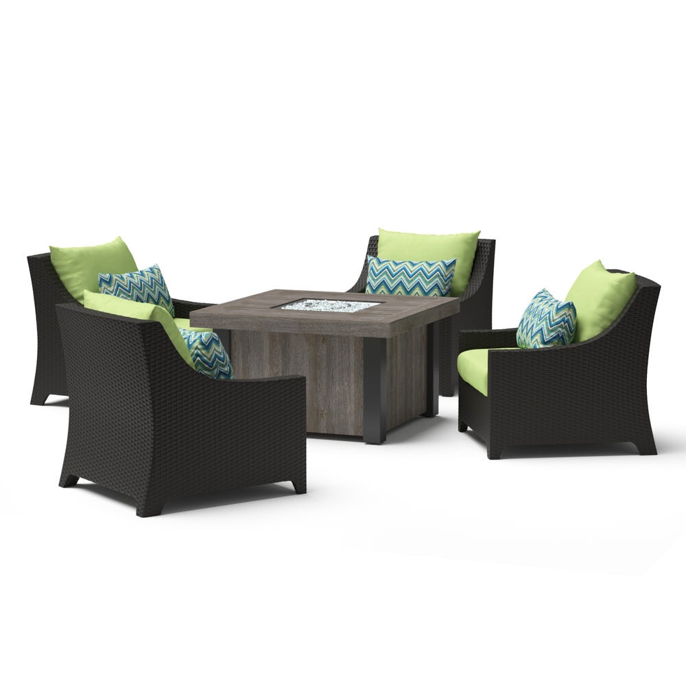 Deco™ 5 Piece Fire Chat Set- Ginkgo Green