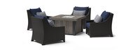 Deco™ 5 Piece Fire Chat Set- Navy Blue