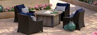 Deco™ 5 Piece Fire Chat Set- Navy Blue