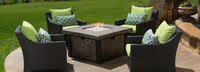 Deco™ 5 Piece Fire Chat Set- Navy Blue
