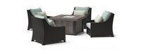 Deco™ 5 Piece Fire Chat Set - Spa Blue