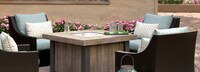 Deco™ 5 Piece Fire Chat Set - Spa Blue