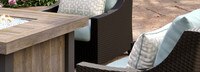 Deco™ 5 Piece Fire Chat Set - Spa Blue