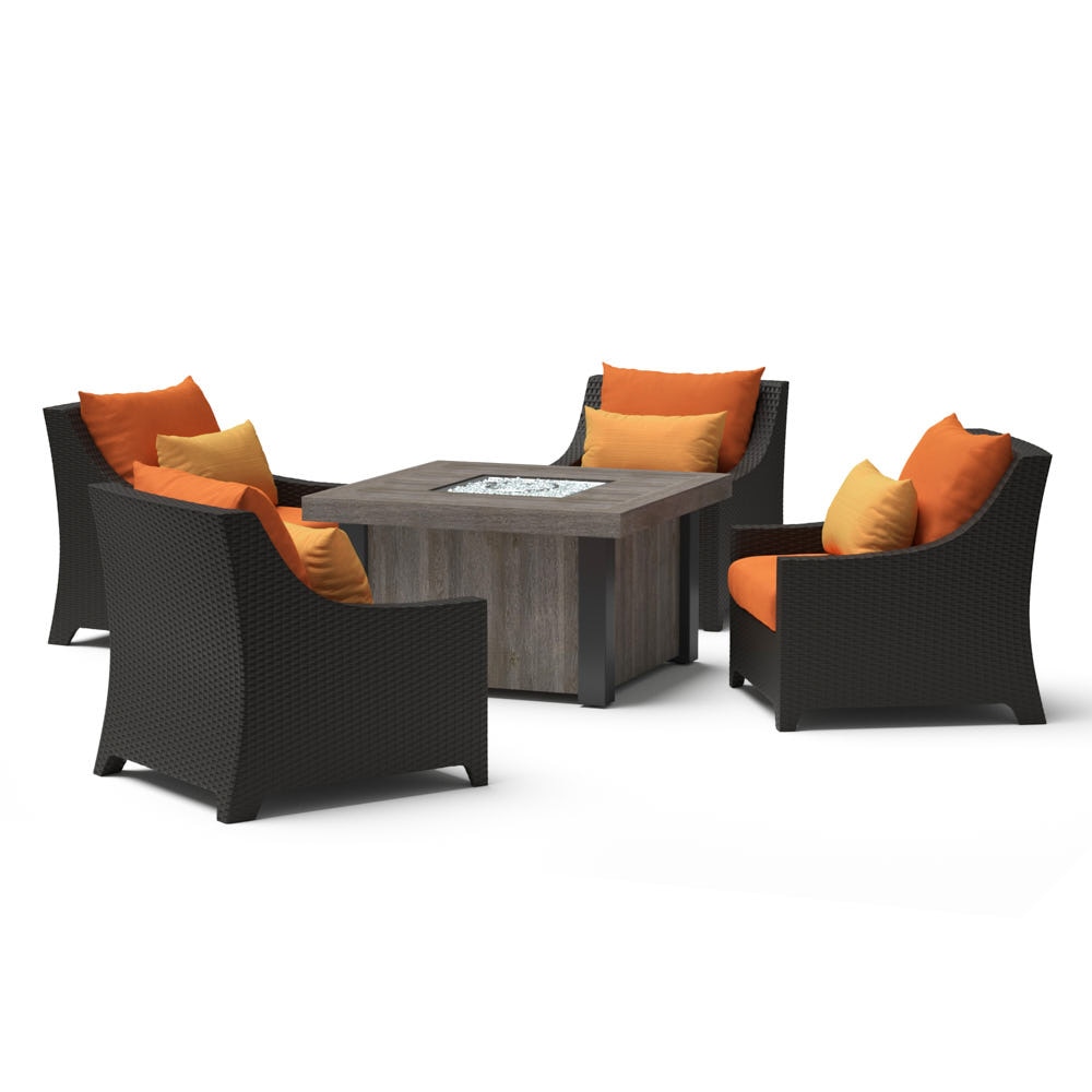 Deco™ 5 Piece Fire Chat Set - Tikka Orange