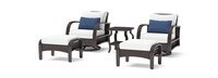 Barcelo™ 5 Piece Motion Club & Ottoman Set - Bliss Ink