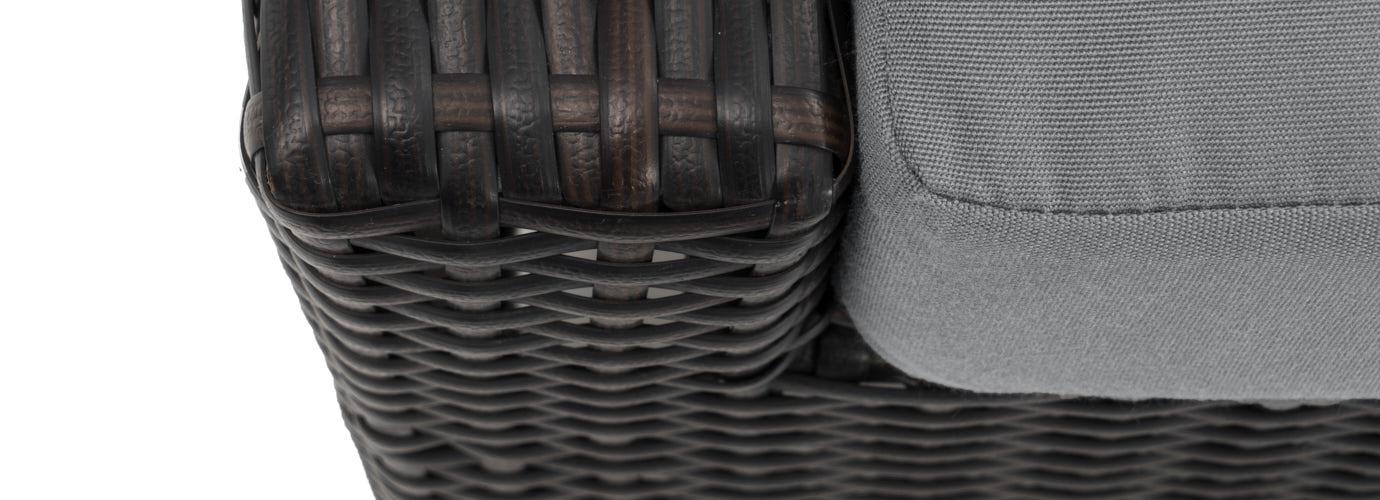 Deco™ 5 Piece Sunbrella® Outdoor Motion Club & Ottoman Set - Charcoal Gray