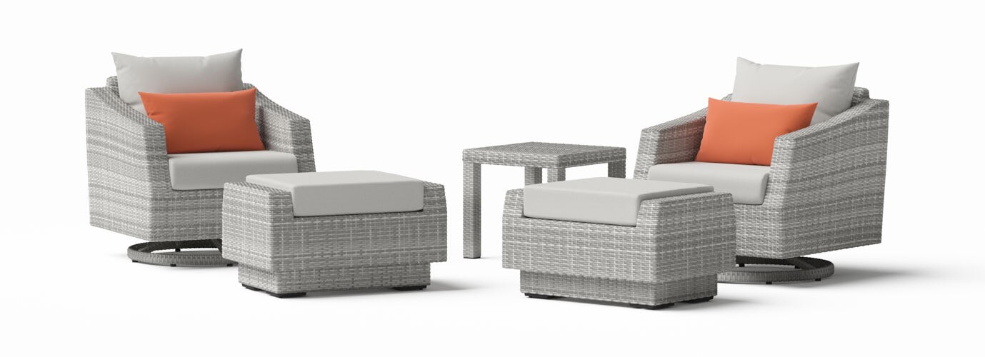 RST Brands Cannes Motion Club & Ottoman Set