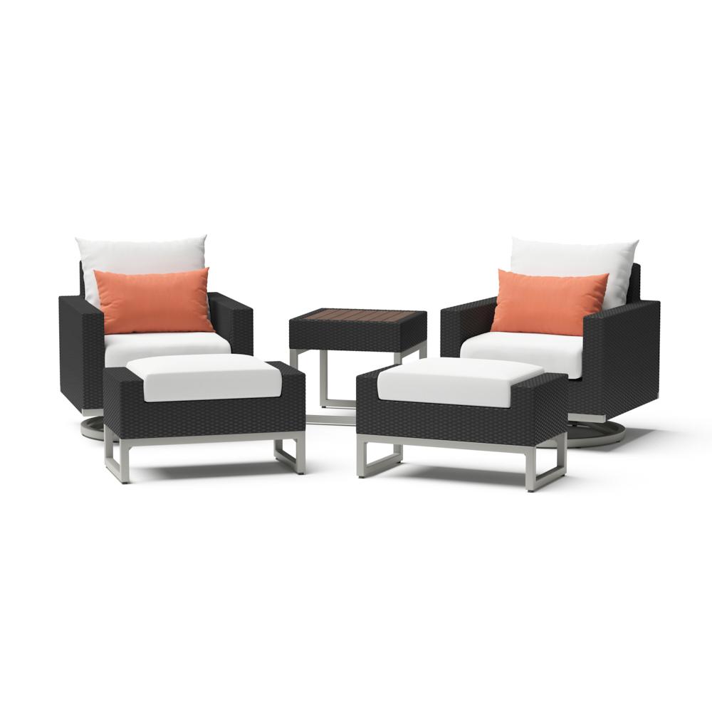 Milo™ Espresso 5 Piece Motion Club Set - Cast Coral