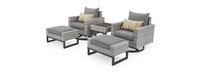 Milo™ Gray 5 Piece Motion Club Set - Charcoal Gray