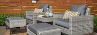 Milo™ Gray 5 Piece Motion Club Set - Charcoal Gray