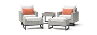 Milo™ Gray 5 Piece Motion Club Set - Cast Coral