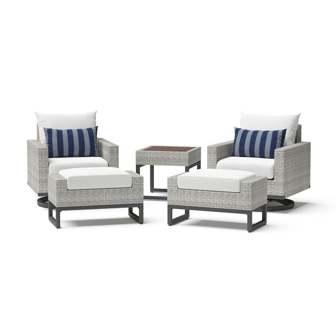 Milo™ Gray 5 Piece Motion Club Set