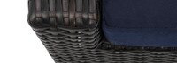 Deco™ 5 Piece Sunbrella® Outdoor Motion Club & Ottoman Set - Navy Blue
