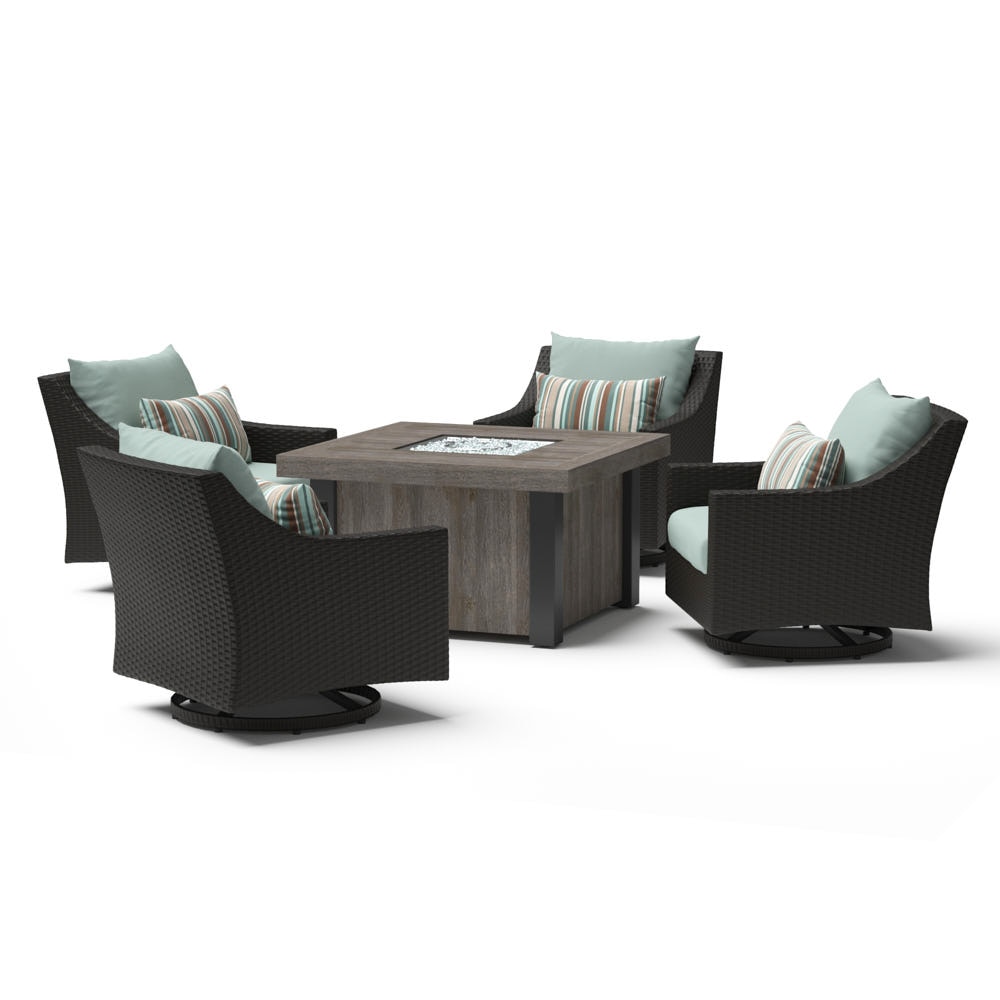Deco™ 5 Piece Motion Fire Chat Set - Bliss Blue
