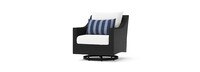 Deco™ 5 Piece Sunbrella® Outdoor Motion Fire Chat Set - Centered Ink