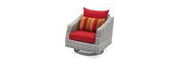 Cannes™ 5 Piece Motion Fire Chat Set - Sunset Red