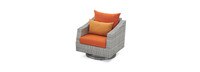Cannes™ 5 Piece Motion Fire Chat Set - Tikka Orange