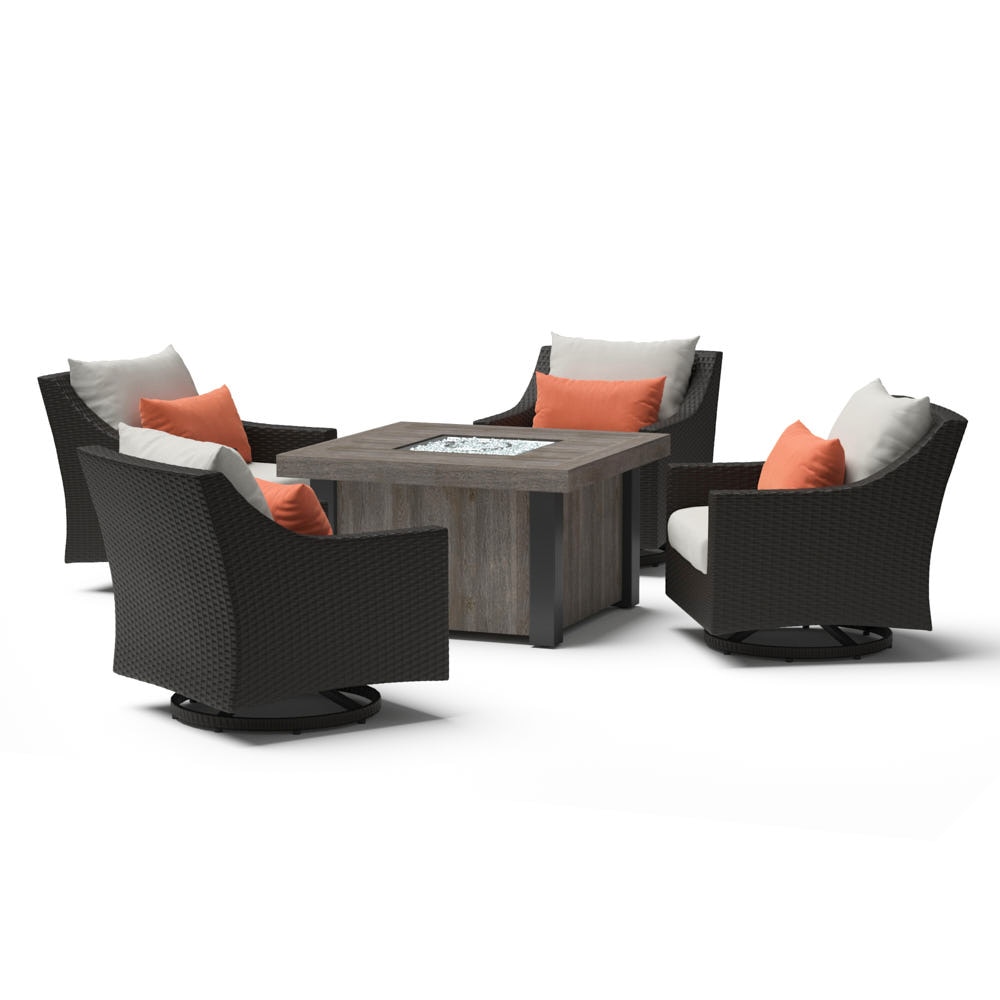 Deco™ 5 Piece Motion Fire Chat Set - Cast Coral