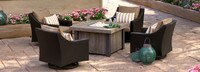 Deco™ 5 Piece Motion Fire Chat Set - Maxim Beige