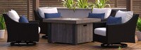 Deco™ 5 Piece Motion Fire Chat Set - Maxim Beige