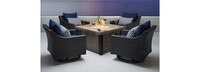 Deco™ 5 Piece Motion Fire Chat Set - Maxim Beige