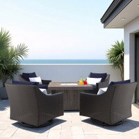 Deco™ 5 Piece Motion Fire Chat Set