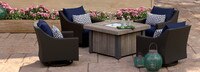 Deco™ 5 Piece Motion Fire Chat Set - Navy Blue