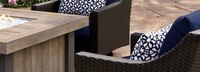 Deco™ 5 Piece Motion Fire Chat Set - Navy Blue