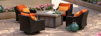 Deco™ 5 Piece Motion Fire Chat Set in Tikka Orange