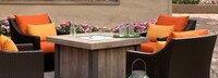 Deco™ 5 Piece Motion Fire Chat Set in Tikka Orange