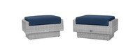 Portofino® Comfort 5 Piece Sunbrella® Outdoor Motion Seating Set - Laguna Blue