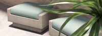 Portofino® Comfort 5 Piece Sunbrella® Outdoor Motion Seating Set - Spa Blue