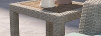 Portofino® Comfort 5 Piece Sunbrella® Outdoor Motion Seating Set - Spa Blue