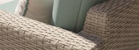 Portofino® Comfort 5 Piece Sunbrella® Outdoor Motion Seating Set - Spa Blue