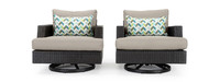 Portofino® Comfort 5 Piece Motion Wood Seating Set - Taupe Mist