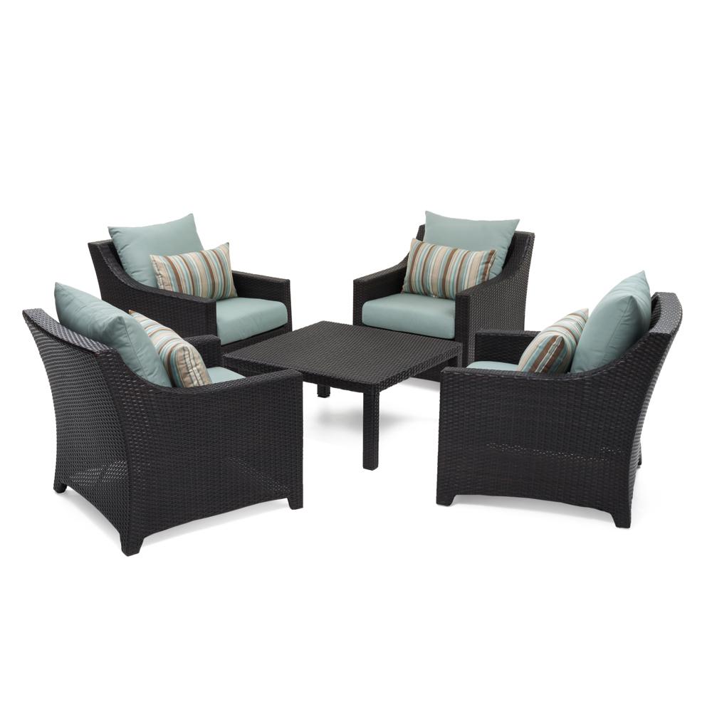 Deco 5 Piece Club Table Chat Set