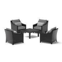 Deco™ 5 Piece Club & Table Chat Set