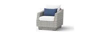 Cannes™ 6 Piece Sunbrella® Outdoor Sofa & Club Chair Set - Bliss Ink