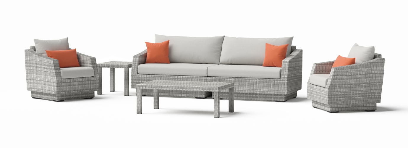 RST Brands Cannes Outdoor Sofa & Club Chair Set - Thumbnail 3